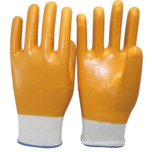 NMSAFETY guantes de jardinería impermeables nitrilo guante de inmersión completo